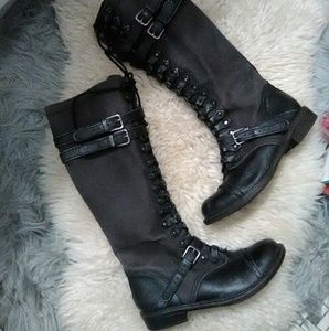 ZIGI Girl knee high Taila lace up boots